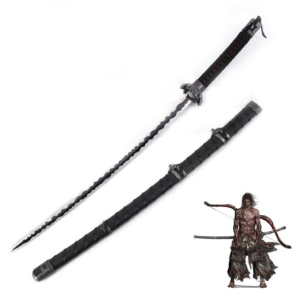 SEKIRO - Black Lotus Sword - Genichiro Ashina Mortal Blade Katana - Collectors Edition - 103cm - High Quality Steel