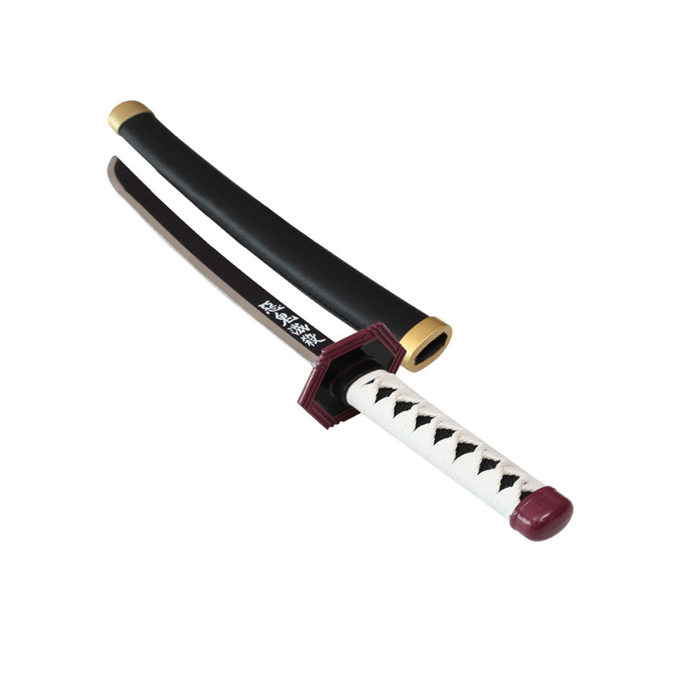Tanto - Giyu Tomioka Tanto sword - Blue Nichirin - Metal Demon Slayer Mini Katana - 45 cm - Image 3