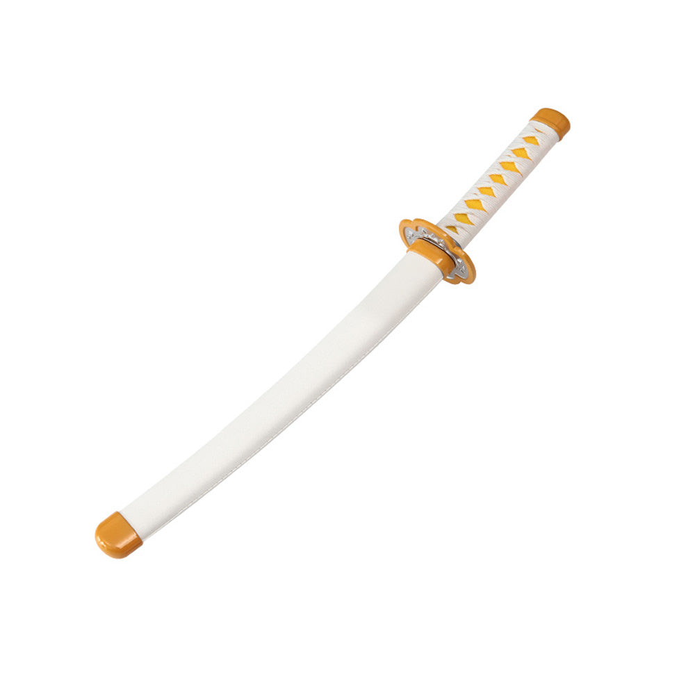 Tanto - Zenitsu Agatsuma Tanto sword - Yellow Nichirin - Metal Demon Slayer Mini Katana - 45 cm - Image 2