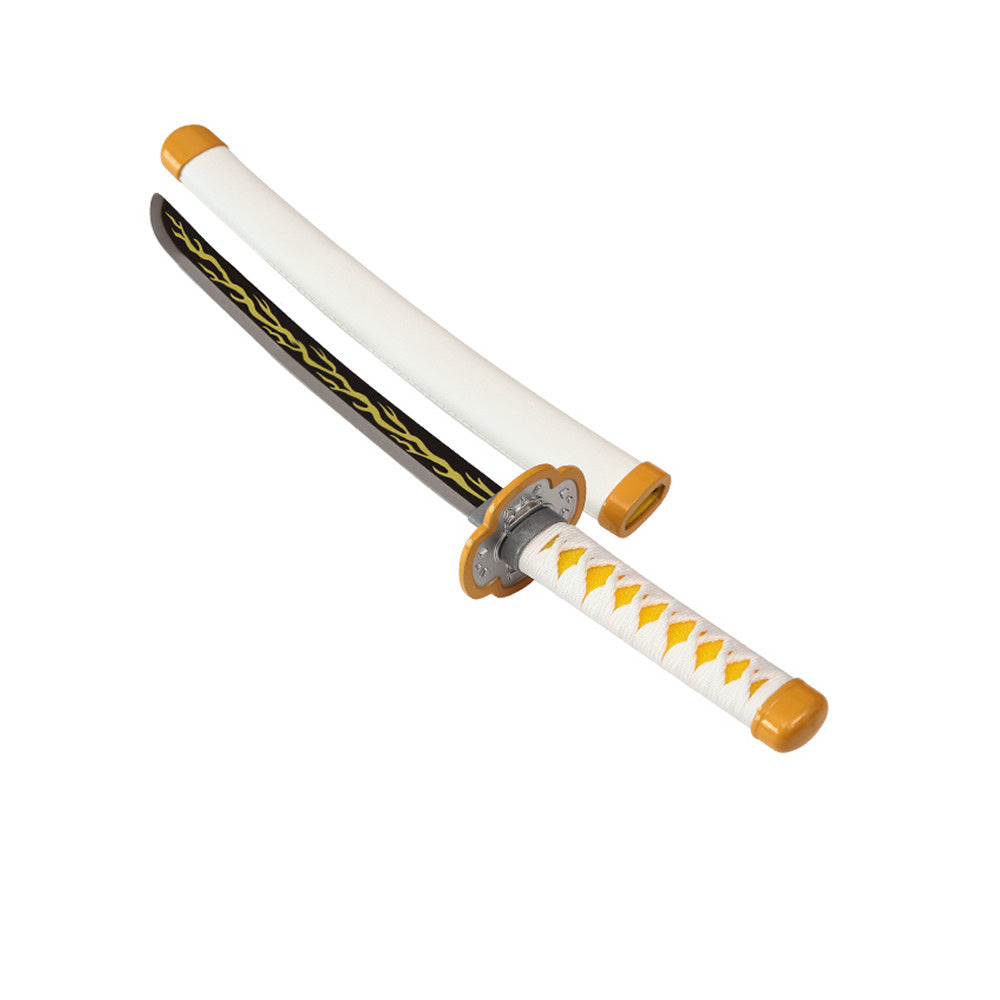 Tanto - Zenitsu Agatsuma Tanto sword - Yellow Nichirin - Metal Demon Slayer Mini Katana - 45 cm - Image 3