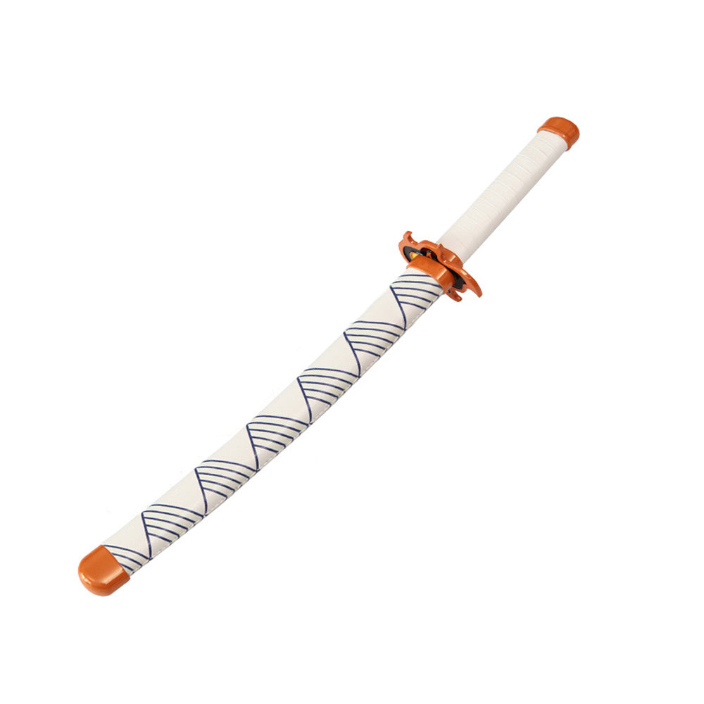 Tanto - Kyojuro RengokuTanto sword - Red Nichirin - Metal Demon Slayer Mini Katana - 45 cm - Image 2