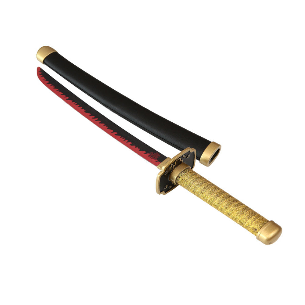 Tanto - Yoriichi Tsugikuni Tanto sword - Gold Nichirin - Metal Demon Slayer Mini Katana - 45 cm - Image 3