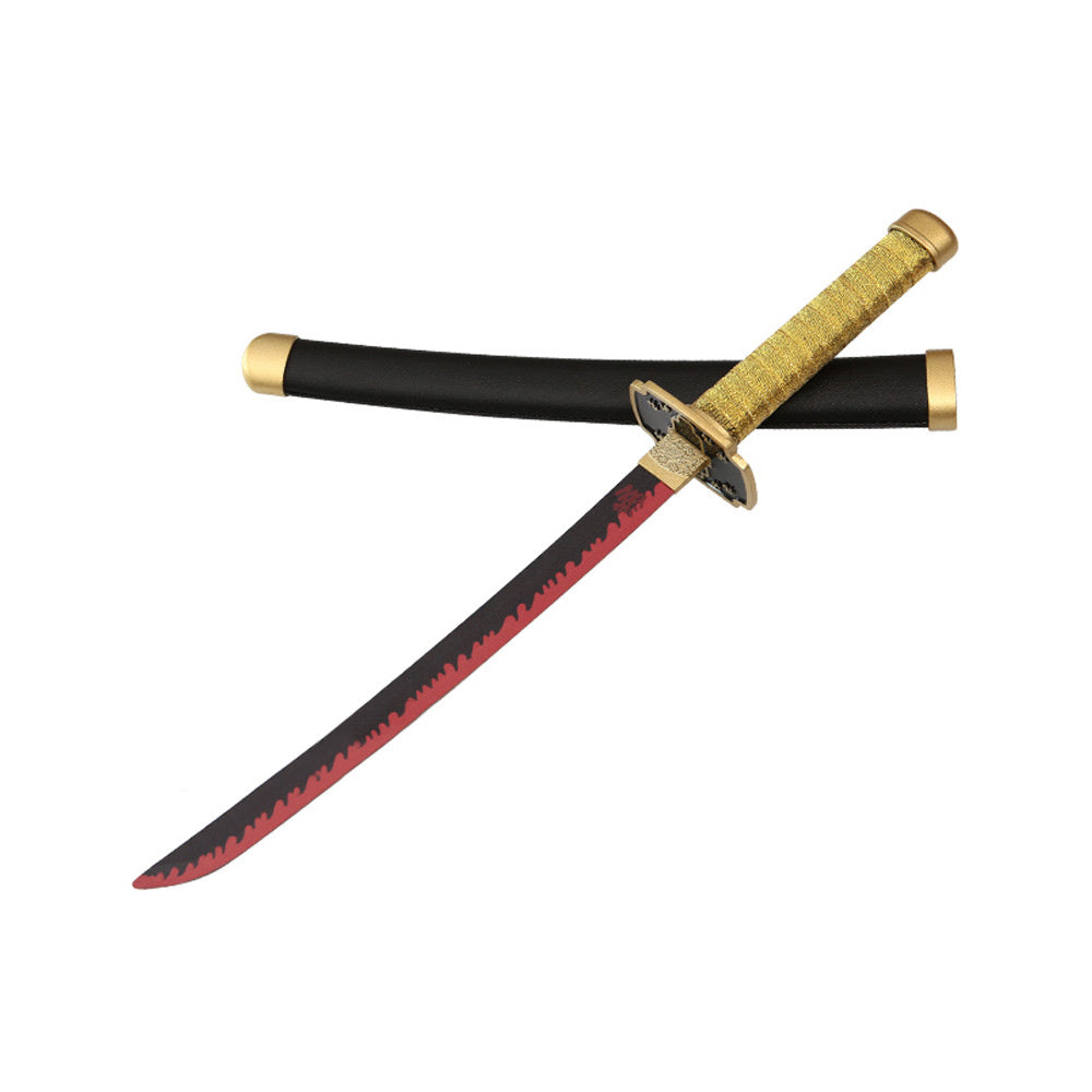 Tanto - Yoriichi Tsugikuni Tanto sword - Gold Nichirin - Metal Demon Slayer Mini Katana - 45 cm - Image 4