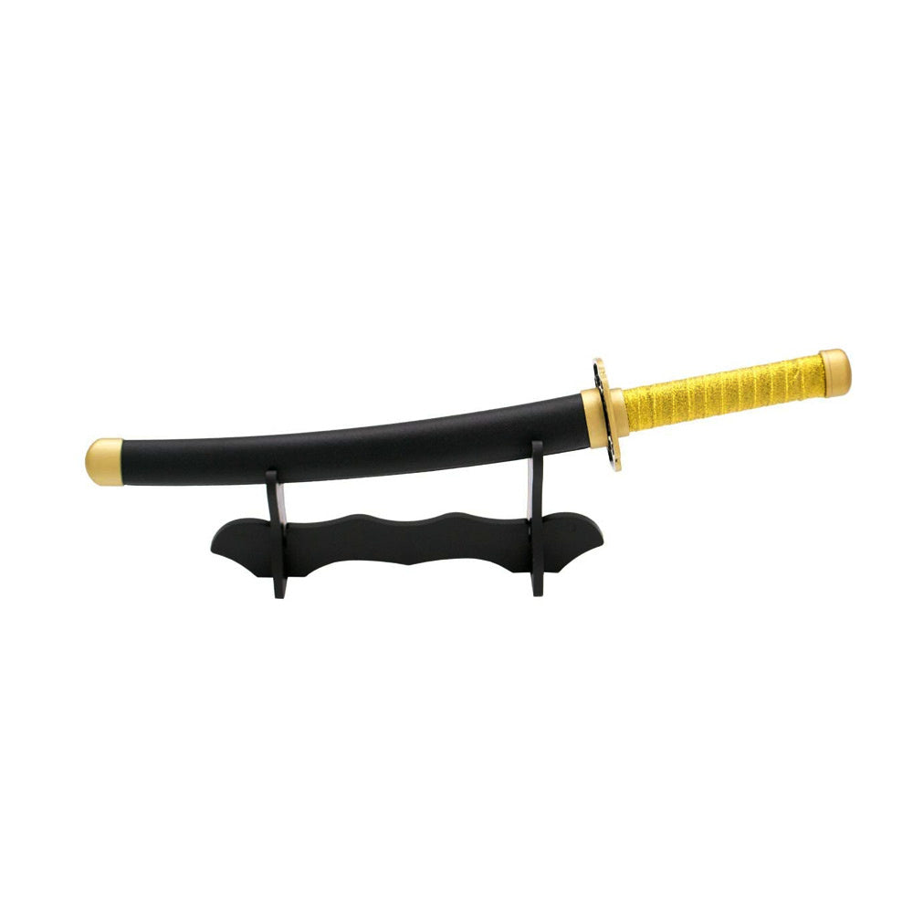 Tanto - Yoriichi Tsugikuni Tanto sword - Gold Nichirin - Metal Demon Slayer Mini Katana - 45 cm - Image 5
